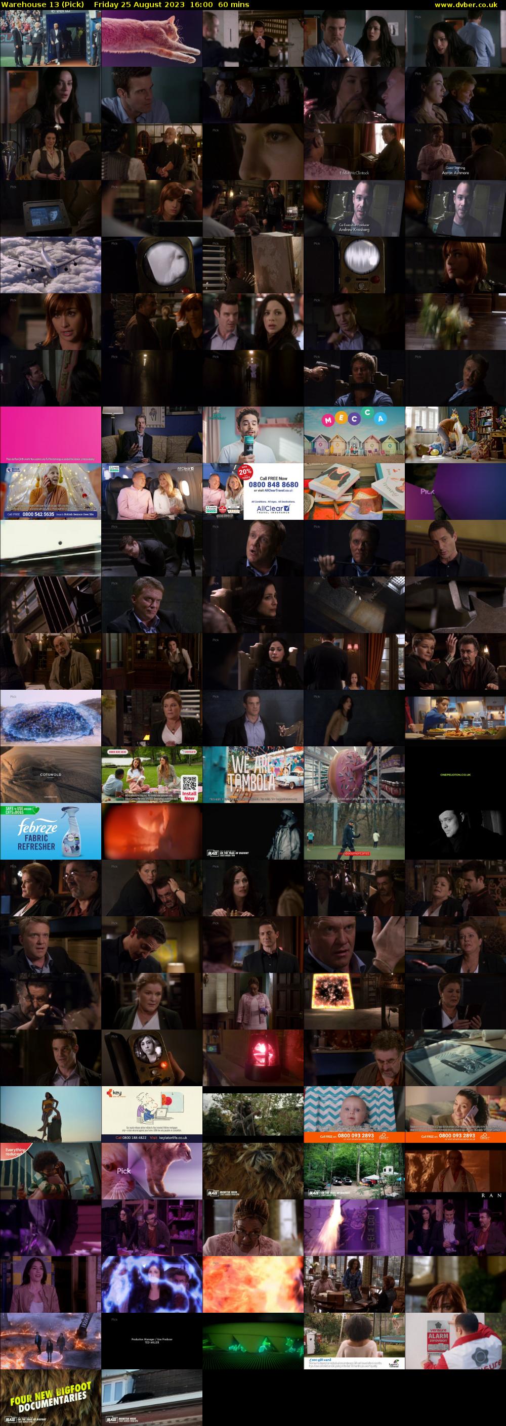 Warehouse 13 (Pick) Friday 25 August 2023 16:00 - 17:00