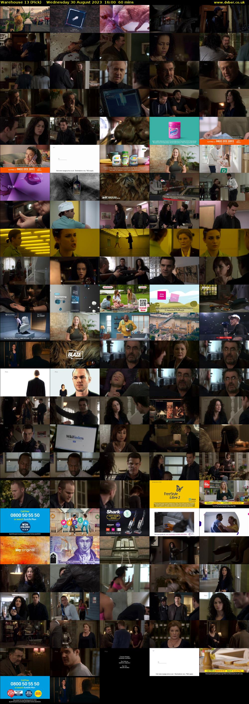 Warehouse 13 (Pick) Wednesday 30 August 2023 16:00 - 17:00