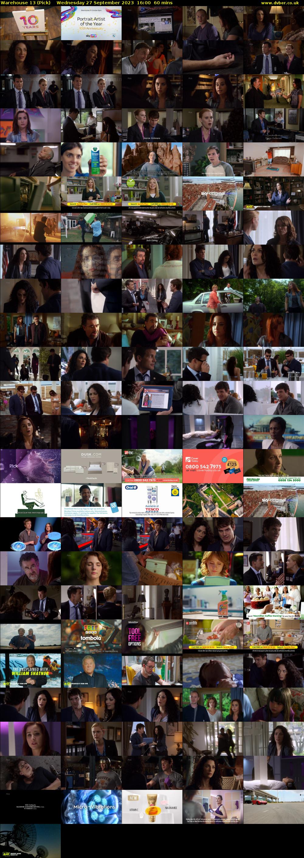 Warehouse 13 (Pick) Wednesday 27 September 2023 16:00 - 17:00