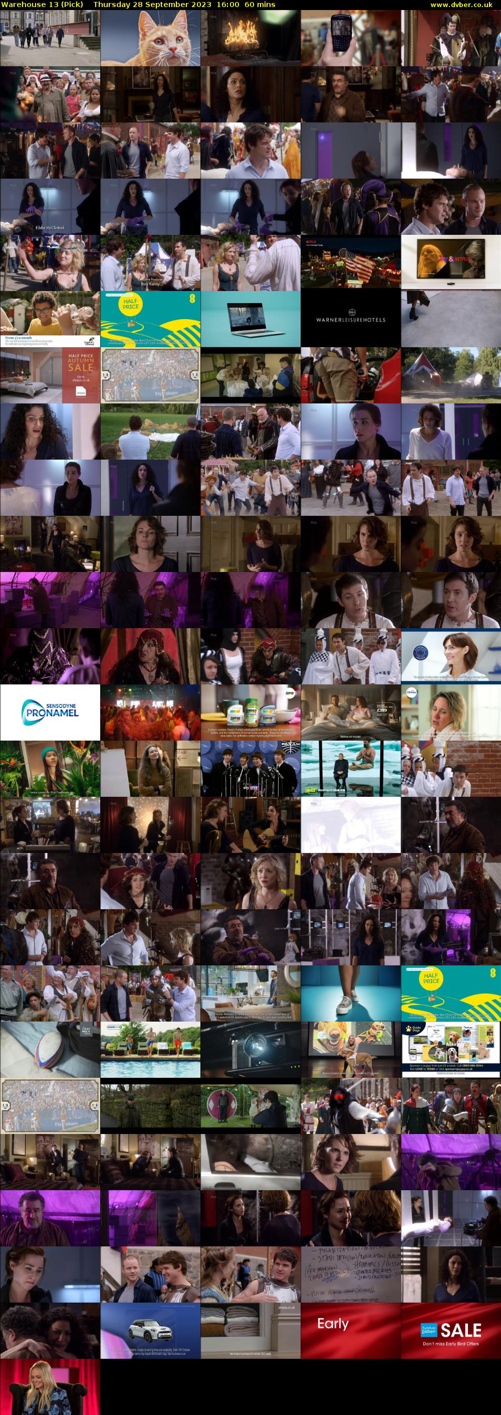 Warehouse 13 (Pick) Thursday 28 September 2023 16:00 - 17:00