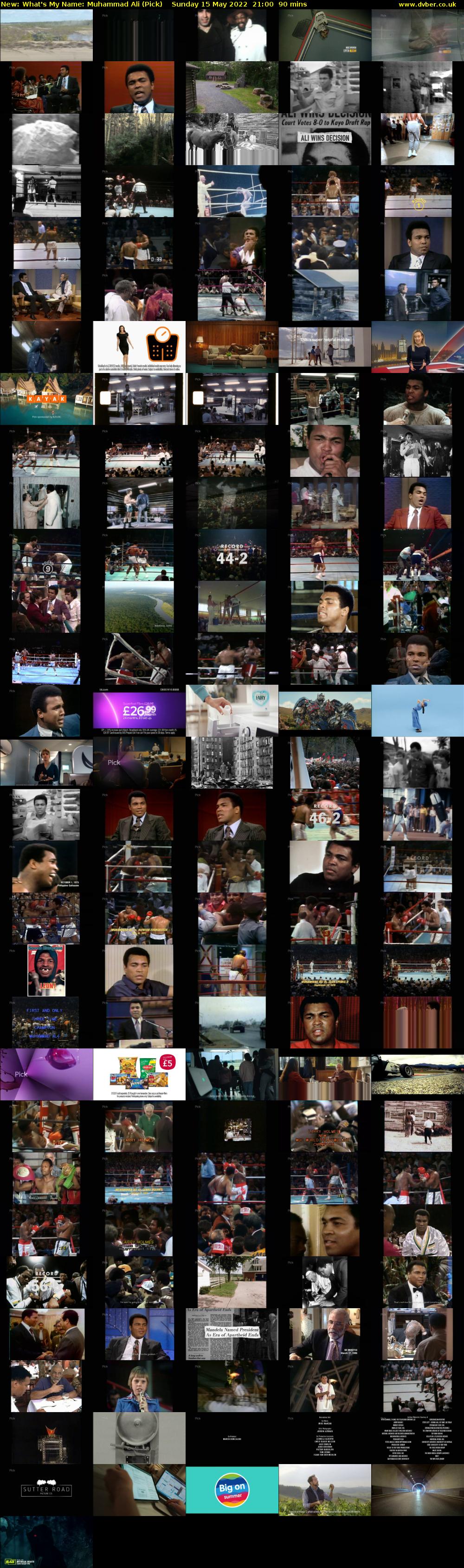 What's My Name: Muhammad Ali (Pick) Sunday 15 May 2022 21:00 - 22:30