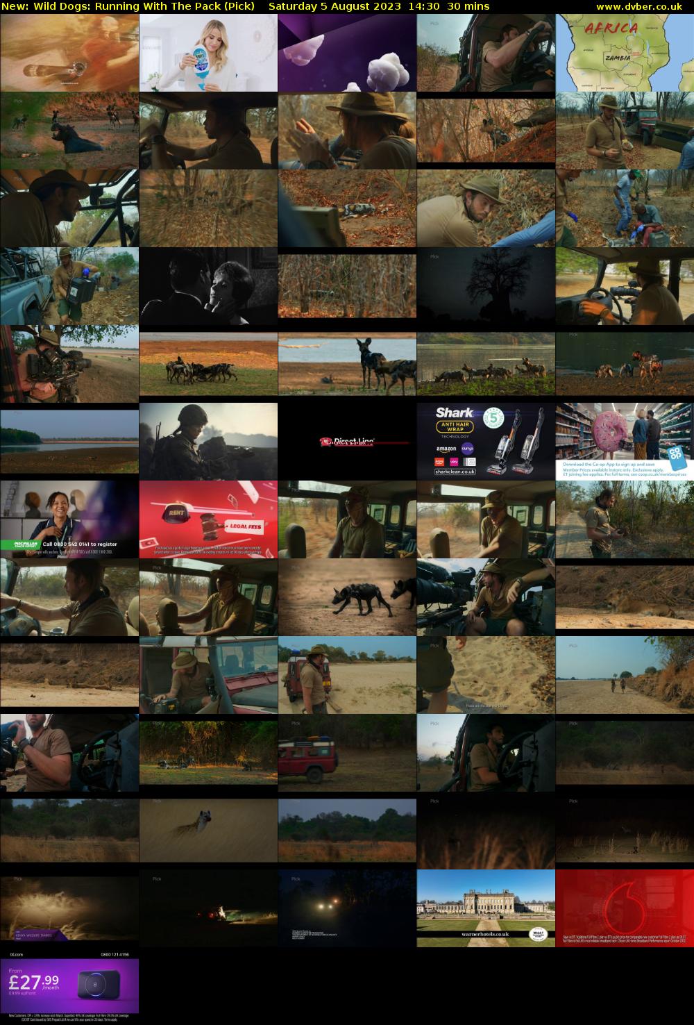 Wild Dogs: Running With The Pack (Pick) Saturday 5 August 2023 14:30 - 15:00