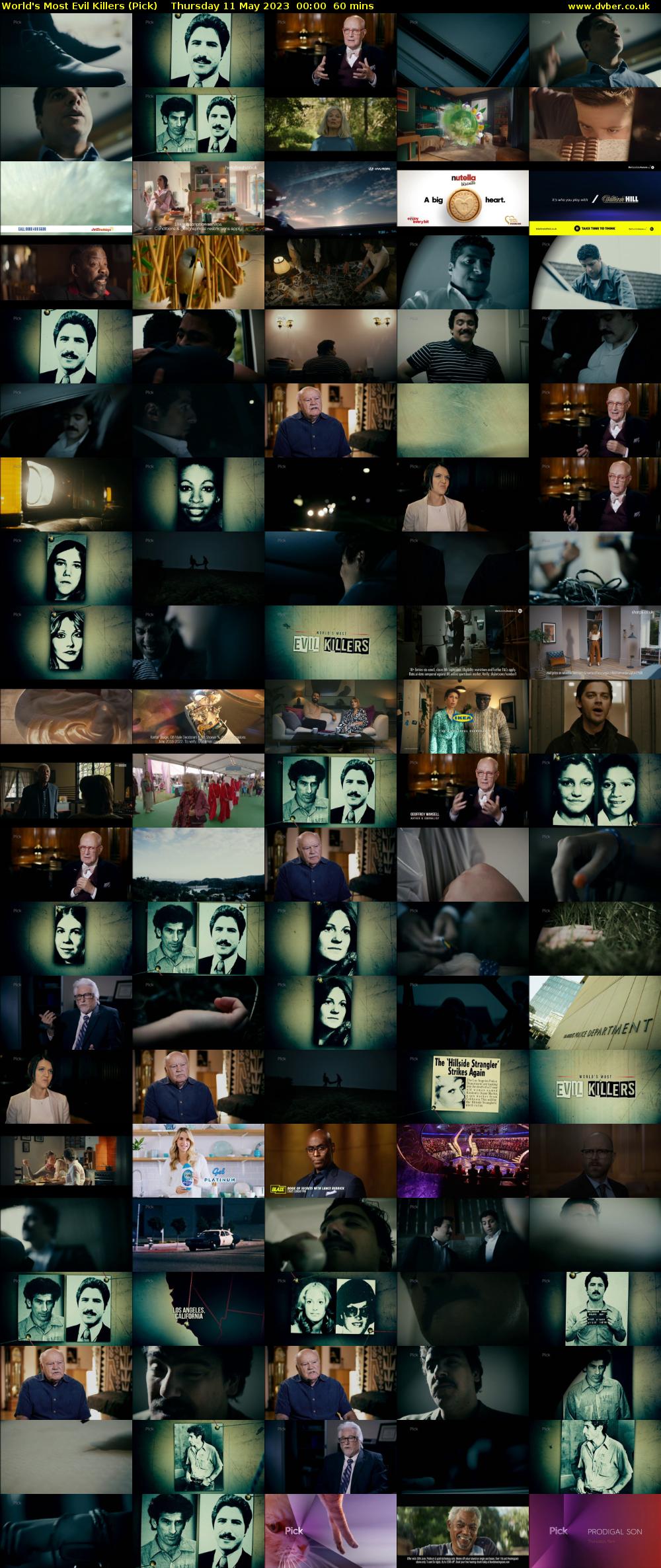 World's Most Evil Killers (Pick) Thursday 11 May 2023 00:00 - 01:00