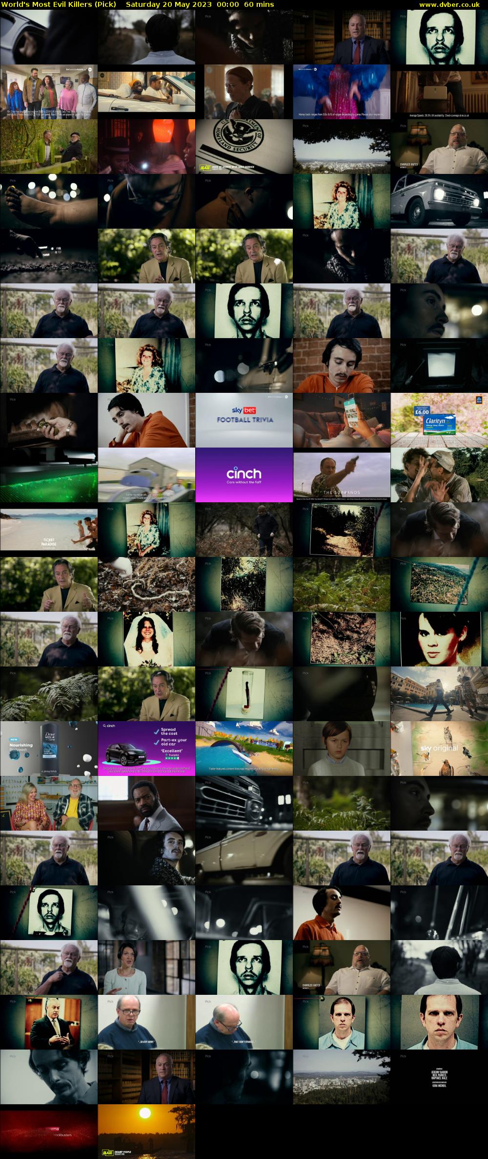 World's Most Evil Killers (Pick) Saturday 20 May 2023 00:00 - 01:00