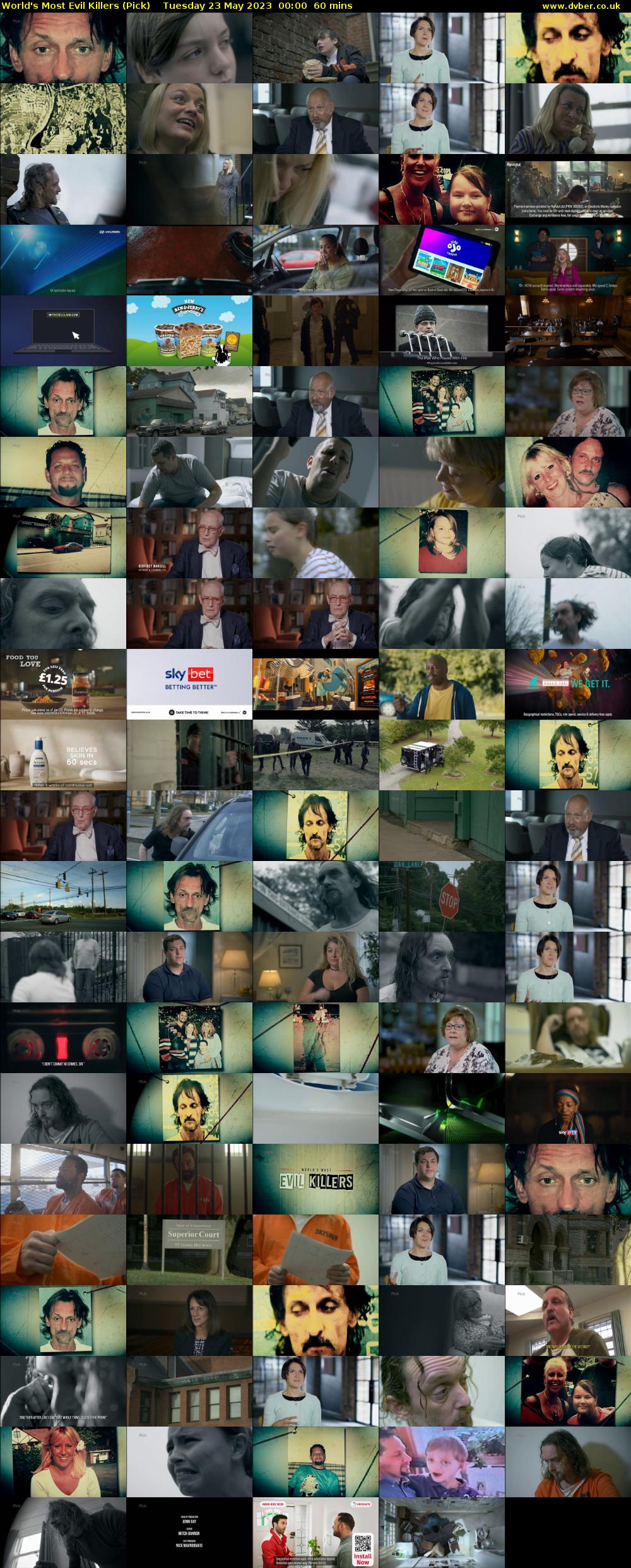 World's Most Evil Killers (Pick) Tuesday 23 May 2023 00:00 - 01:00