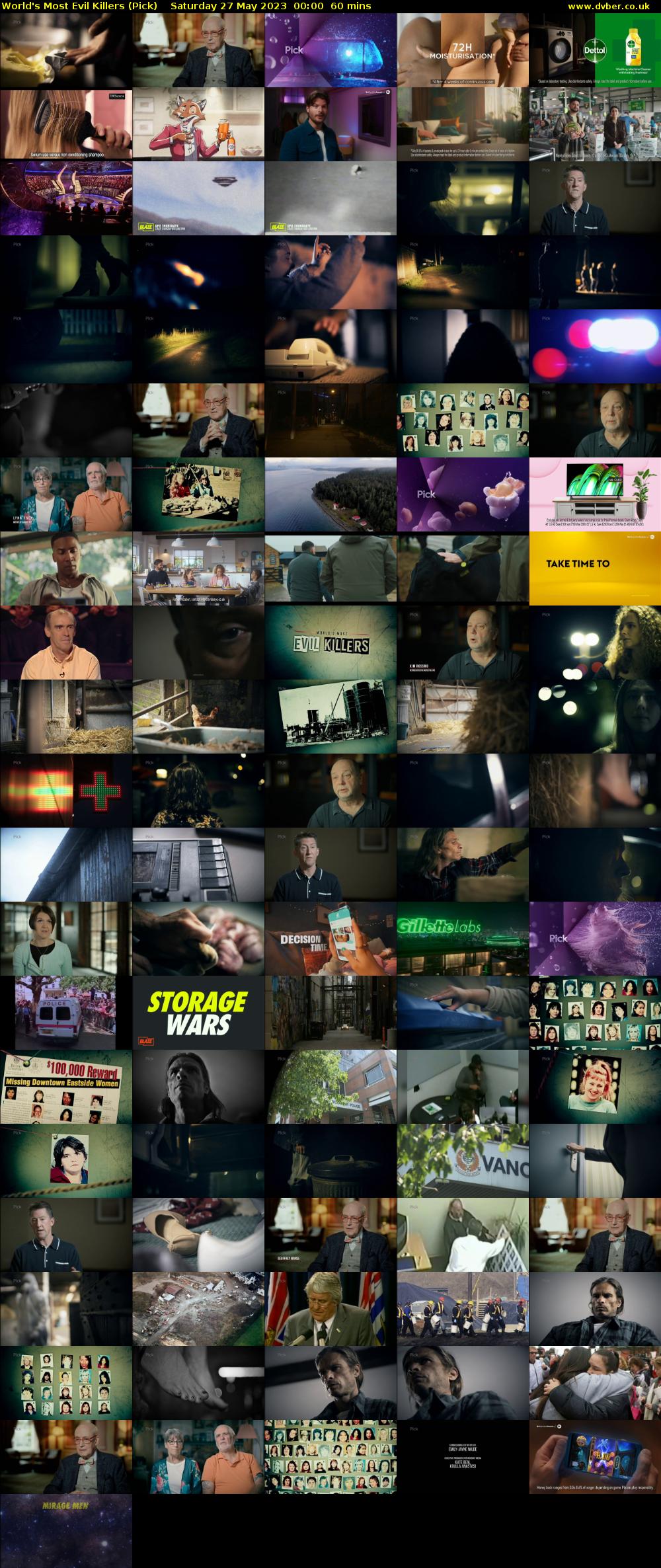 World's Most Evil Killers (Pick) Saturday 27 May 2023 00:00 - 01:00