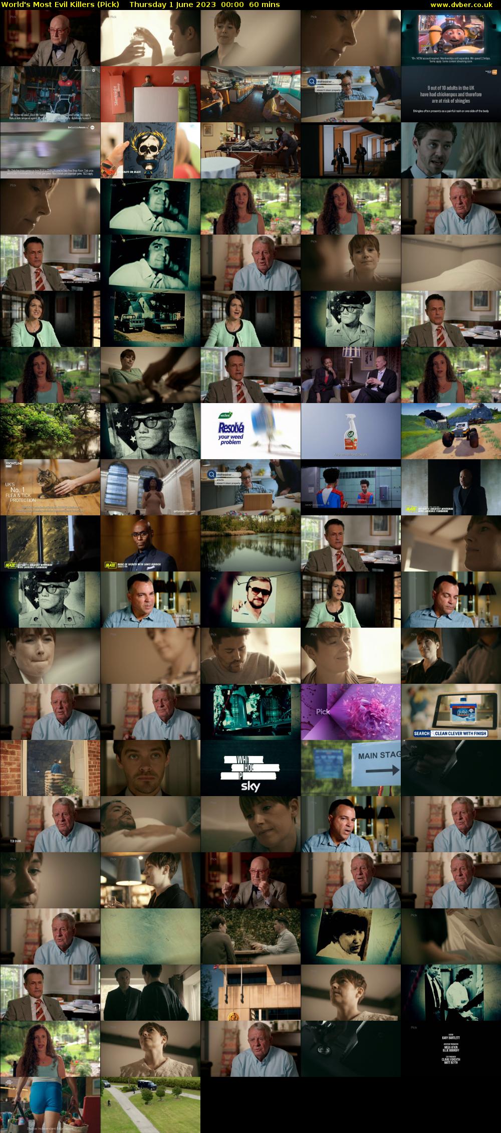 World's Most Evil Killers (Pick) Thursday 1 June 2023 00:00 - 01:00