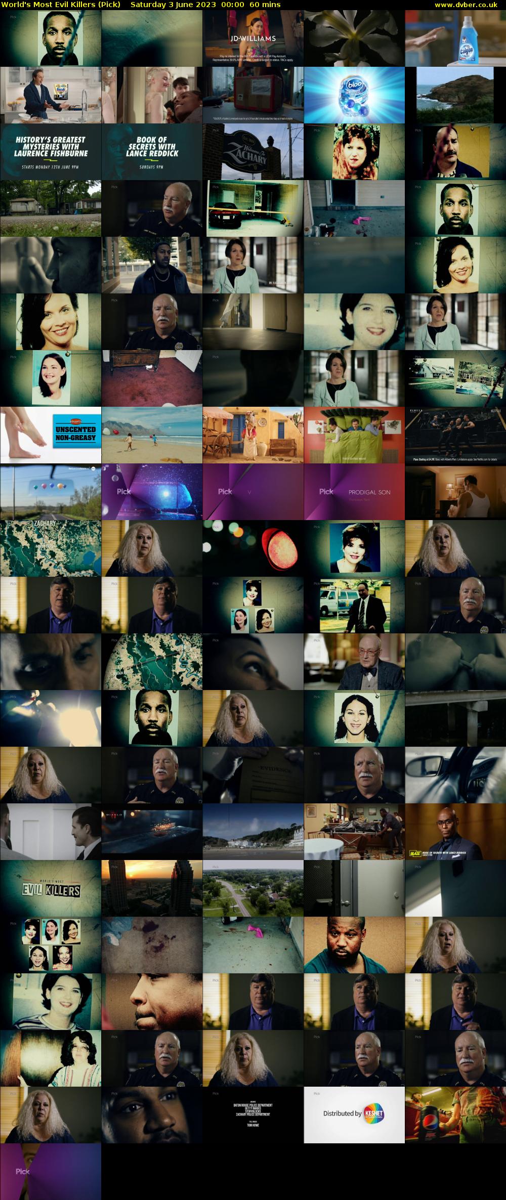 World's Most Evil Killers (Pick) Saturday 3 June 2023 00:00 - 01:00