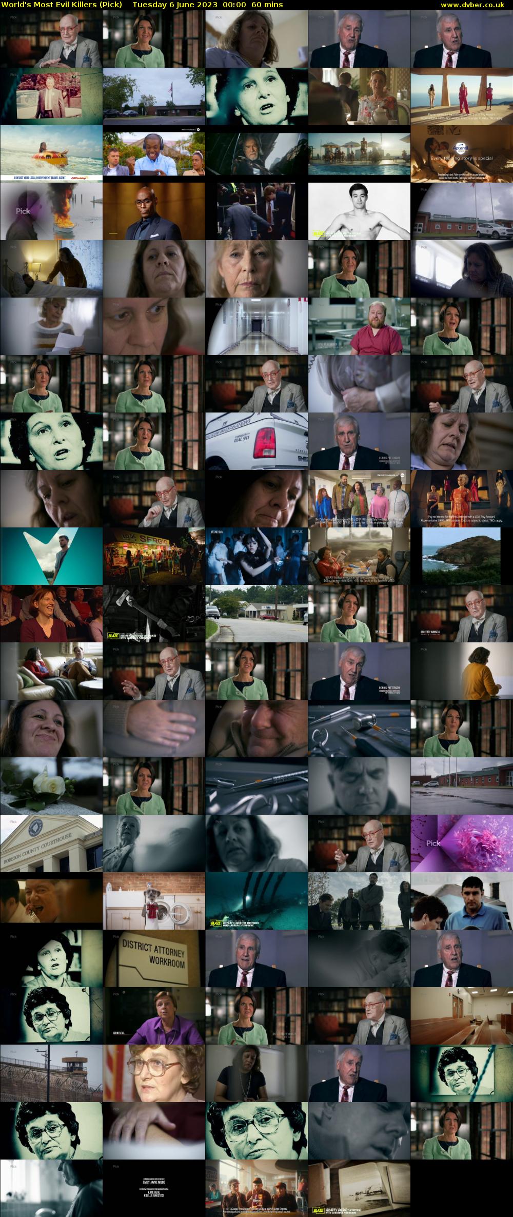 World's Most Evil Killers (Pick) Tuesday 6 June 2023 00:00 - 01:00