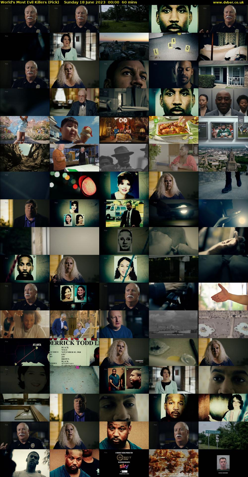 World's Most Evil Killers (Pick) Sunday 18 June 2023 00:00 - 01:00
