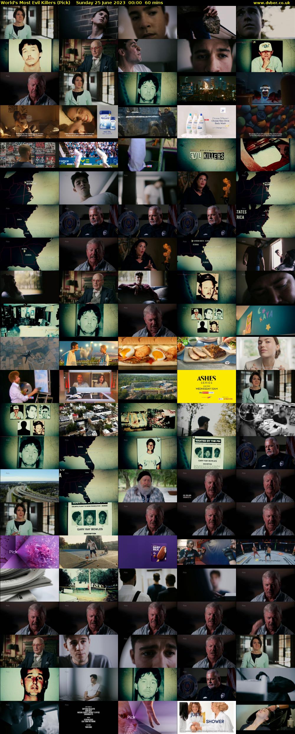 World's Most Evil Killers (Pick) Sunday 25 June 2023 00:00 - 01:00