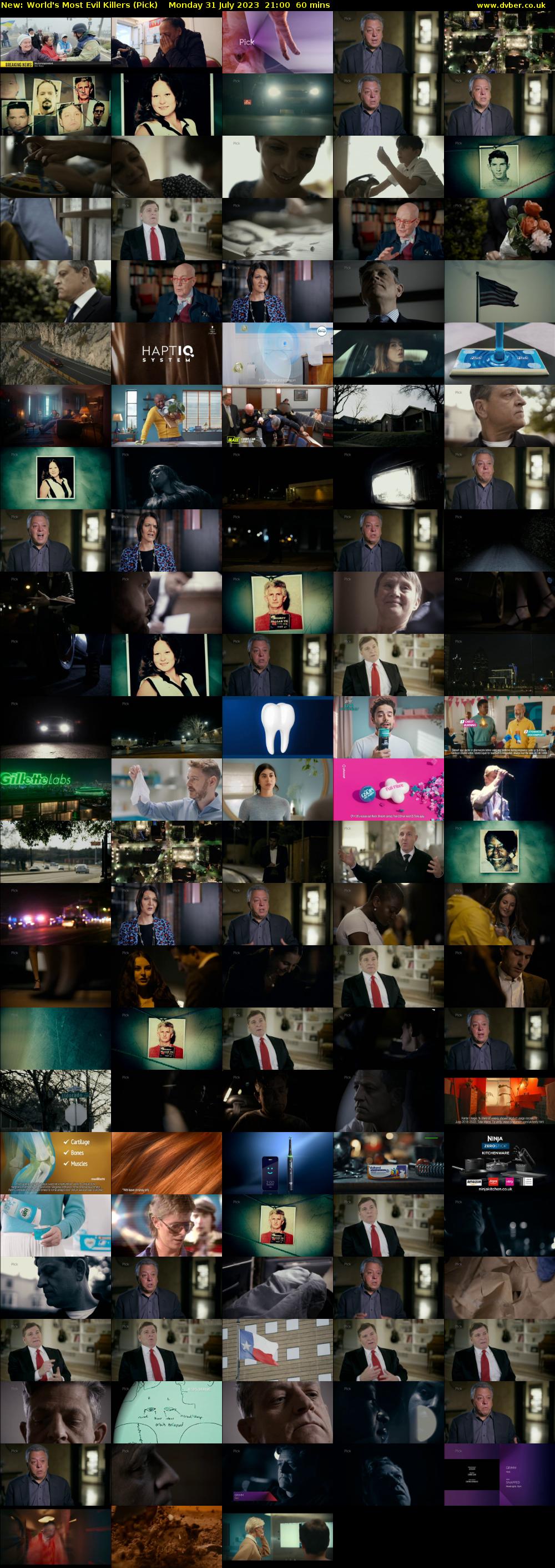 World's Most Evil Killers (Pick) Monday 31 July 2023 21:00 - 22:00