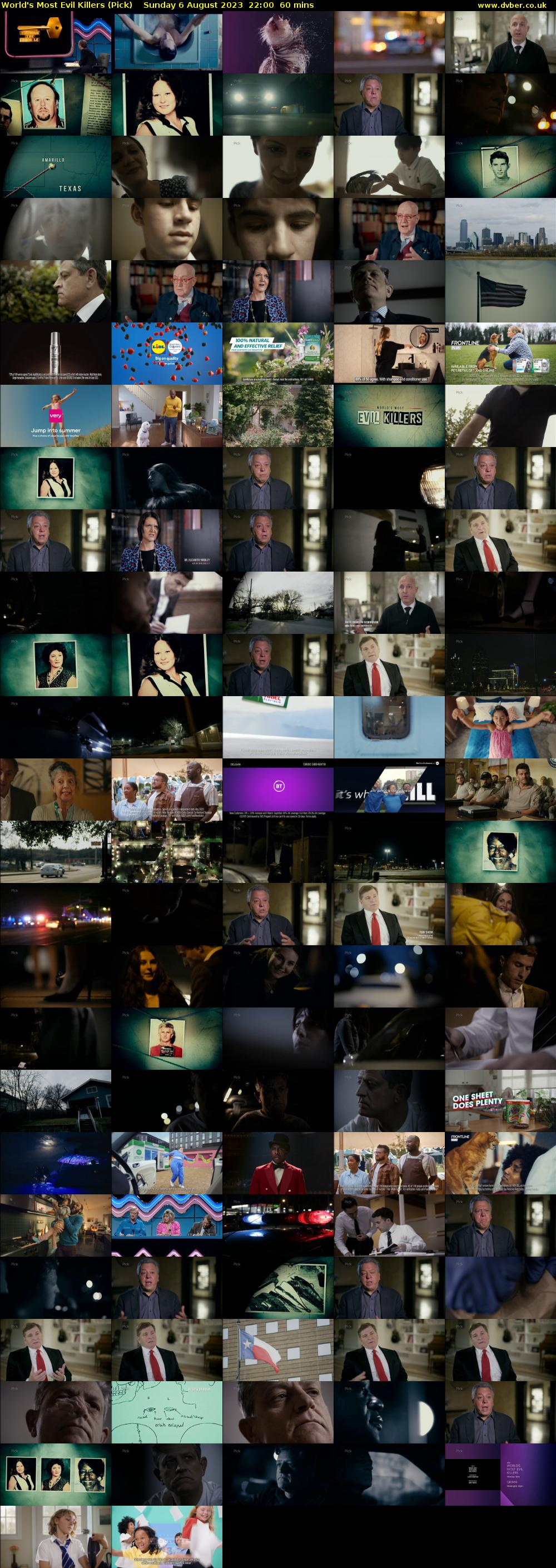 World's Most Evil Killers (Pick) Sunday 6 August 2023 22:00 - 23:00
