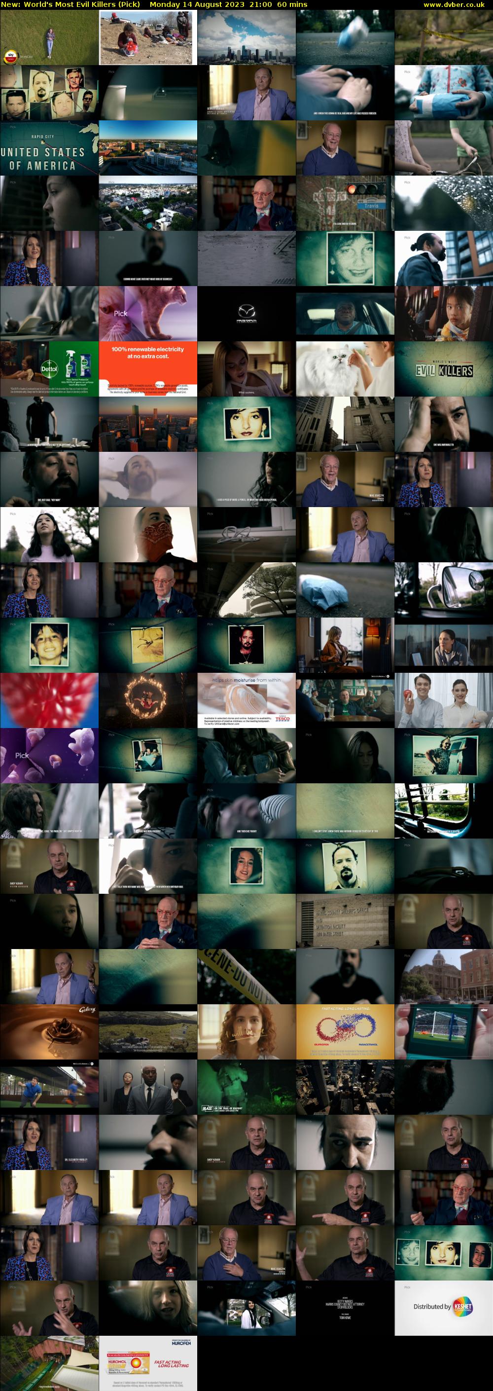 World's Most Evil Killers (Pick) Monday 14 August 2023 21:00 - 22:00