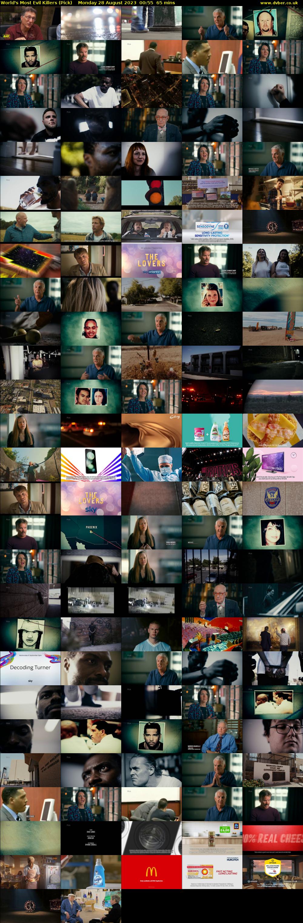 World's Most Evil Killers (Pick) Monday 28 August 2023 00:55 - 02:00