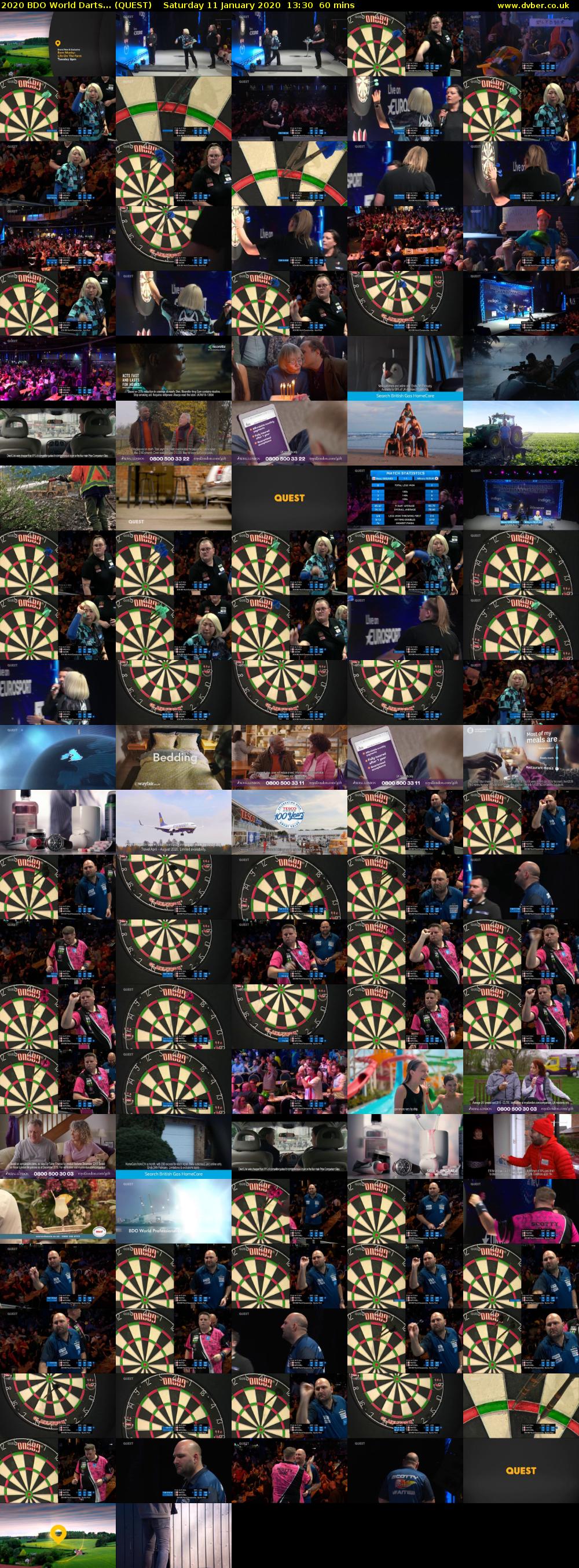 2020 BDO World Darts... (QUEST) Saturday 11 January 2020 13:30 - 14:30