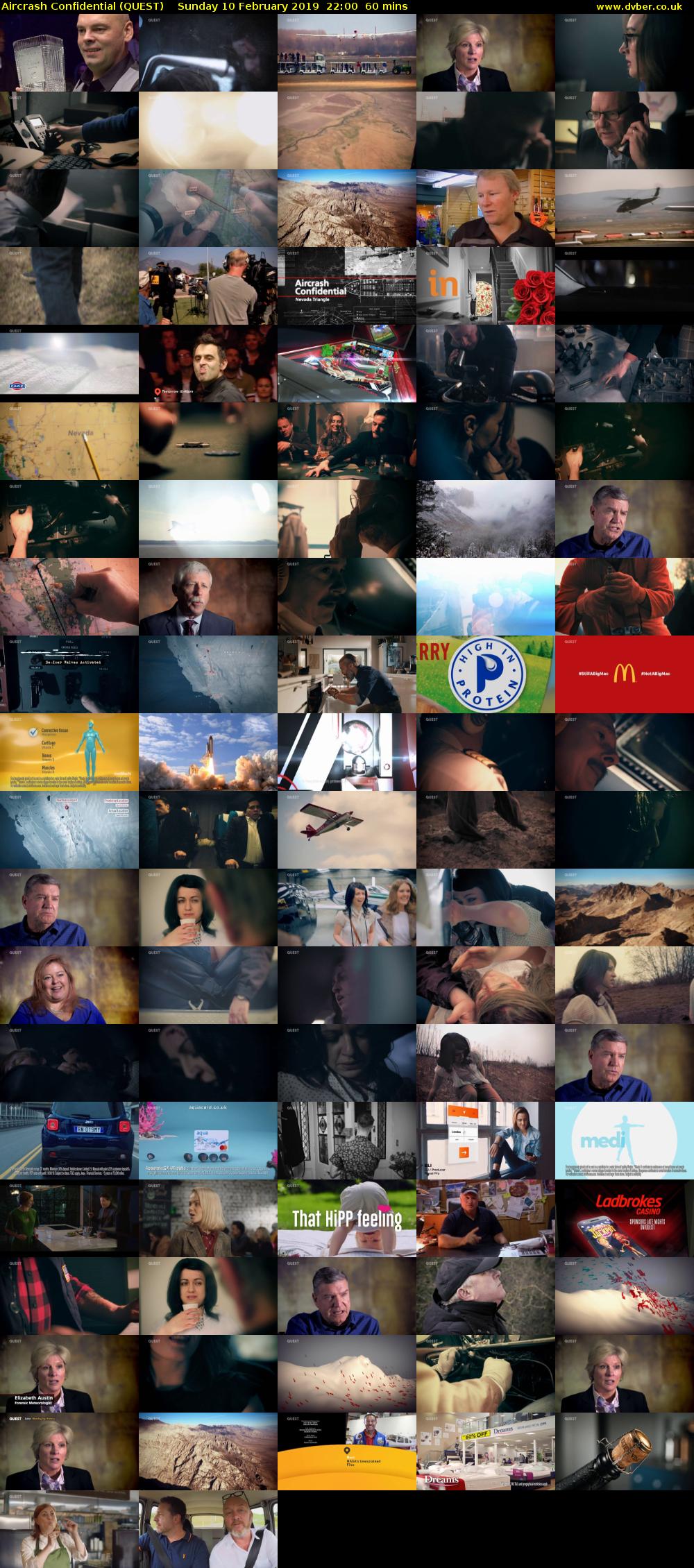 Aircrash Confidential (QUEST) Sunday 10 February 2019 22:00 - 23:00