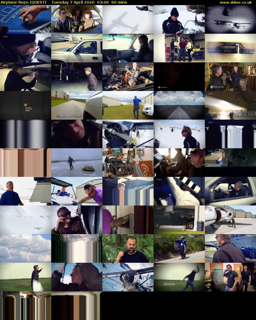 Airplane Repo (QUEST) Tuesday 7 April 2020 03:00 - 04:00