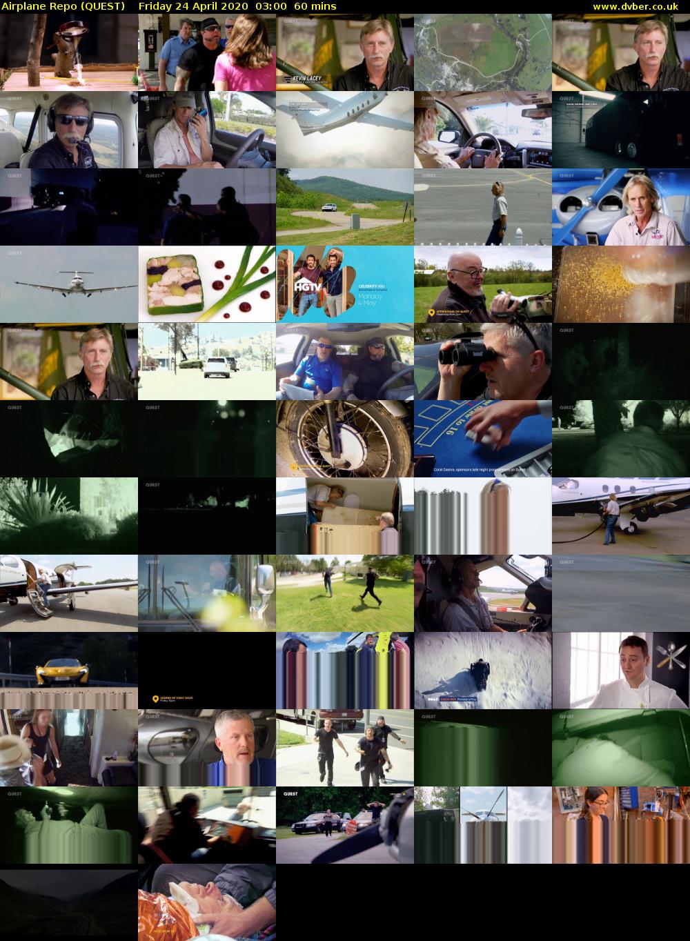 Airplane Repo (QUEST) Friday 24 April 2020 03:00 - 04:00