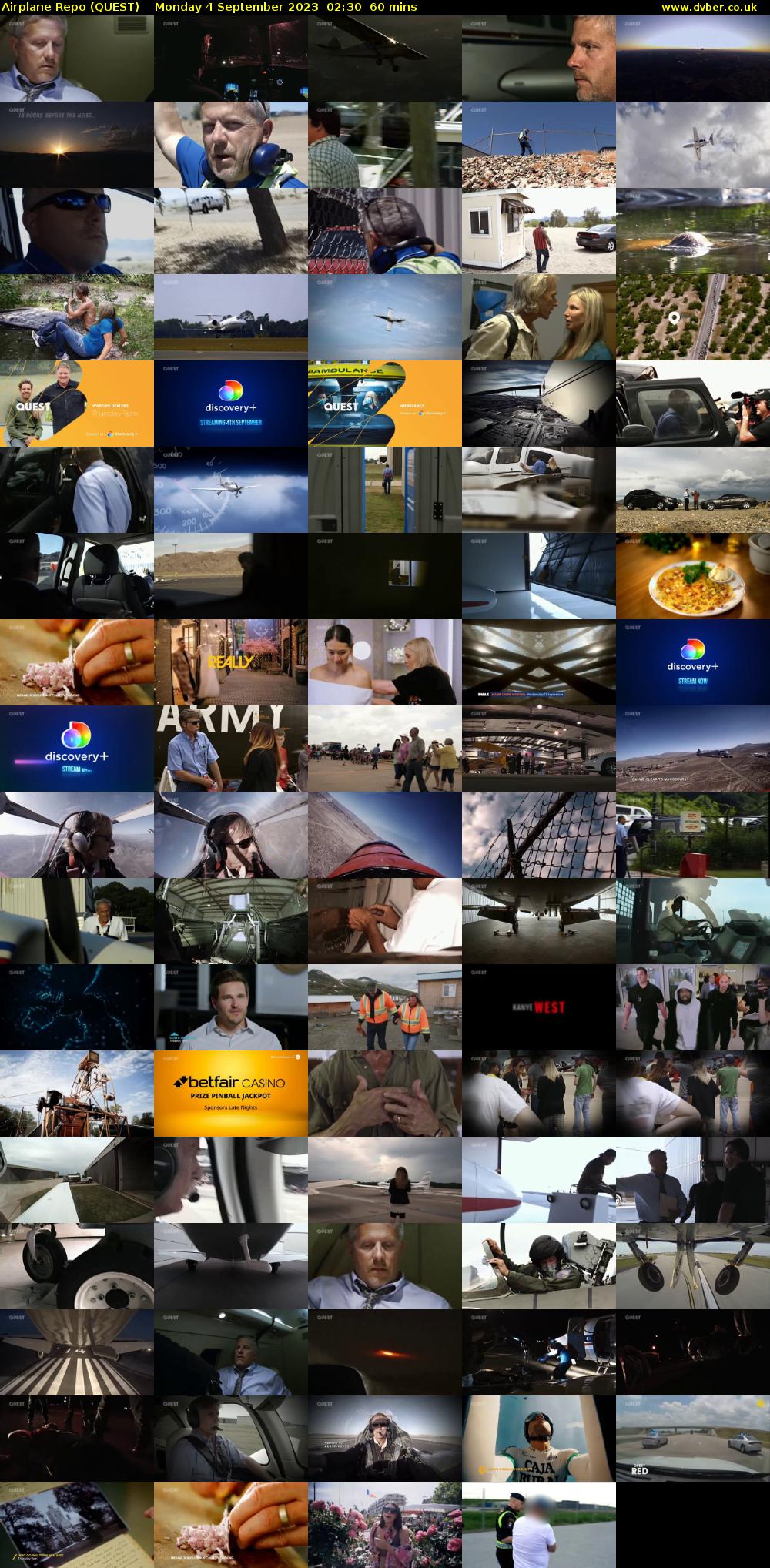 Airplane Repo (QUEST) Monday 4 September 2023 02:30 - 03:30