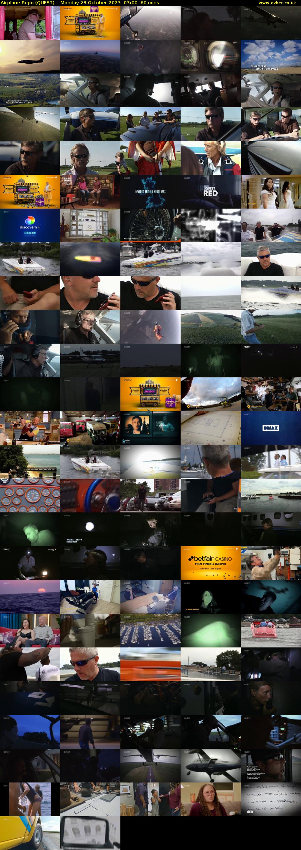 Airplane Repo (QUEST) Monday 23 October 2023 03:00 - 04:00