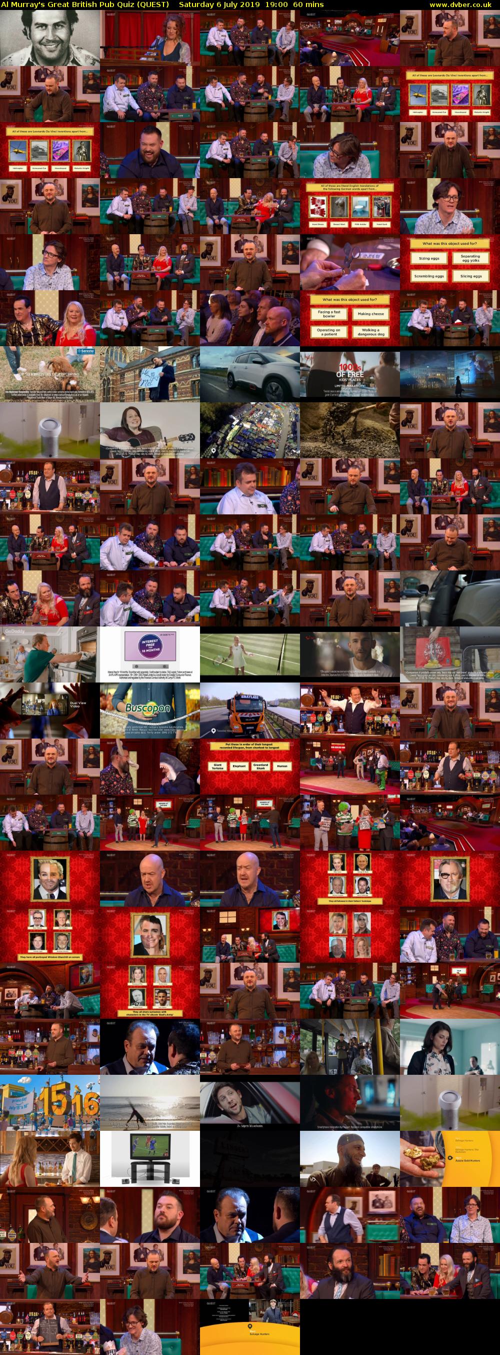 Al Murray's Great British Pub Quiz (QUEST) Saturday 6 July 2019 19:00 - 20:00
