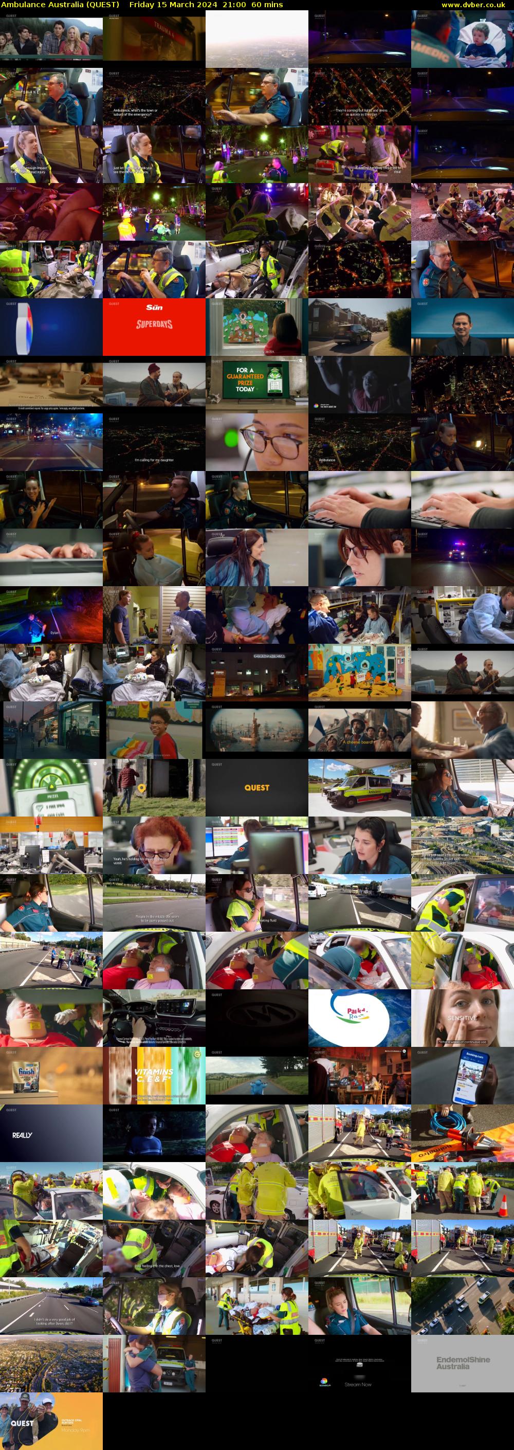 Ambulance Australia (QUEST) Friday 15 March 2024 21:00 - 22:00