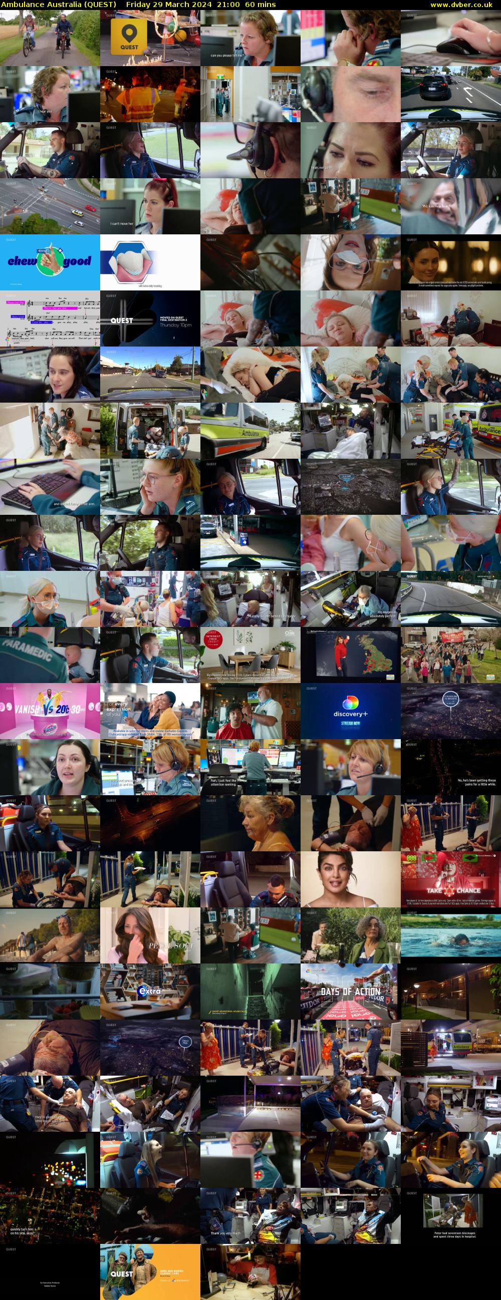 Ambulance Australia (QUEST) Friday 29 March 2024 21:00 - 22:00