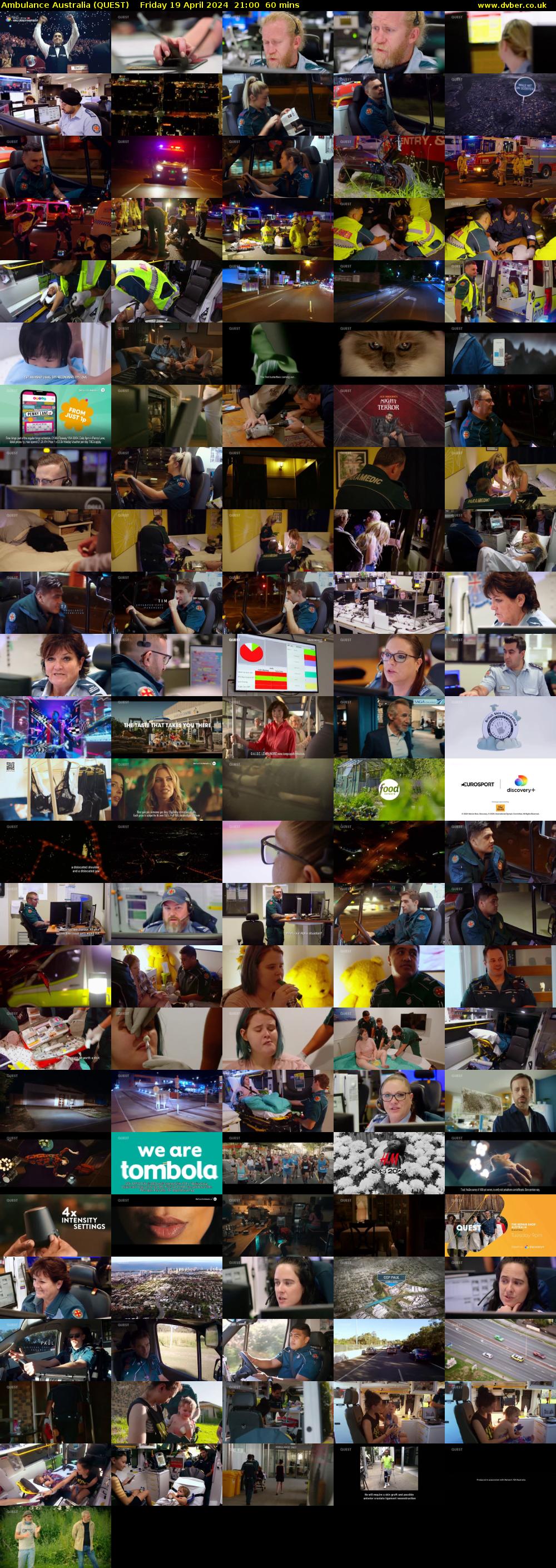 Ambulance Australia (QUEST) Friday 19 April 2024 21:00 - 22:00