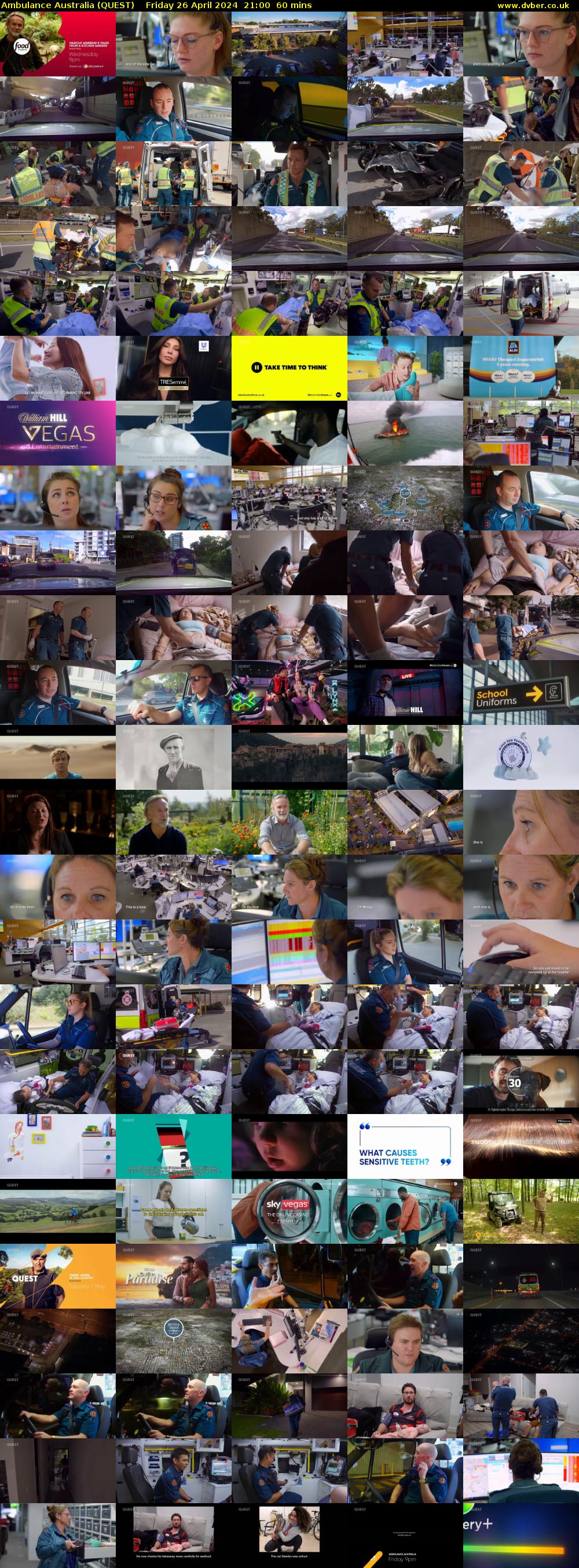 Ambulance Australia (QUEST) Friday 26 April 2024 21:00 - 22:00