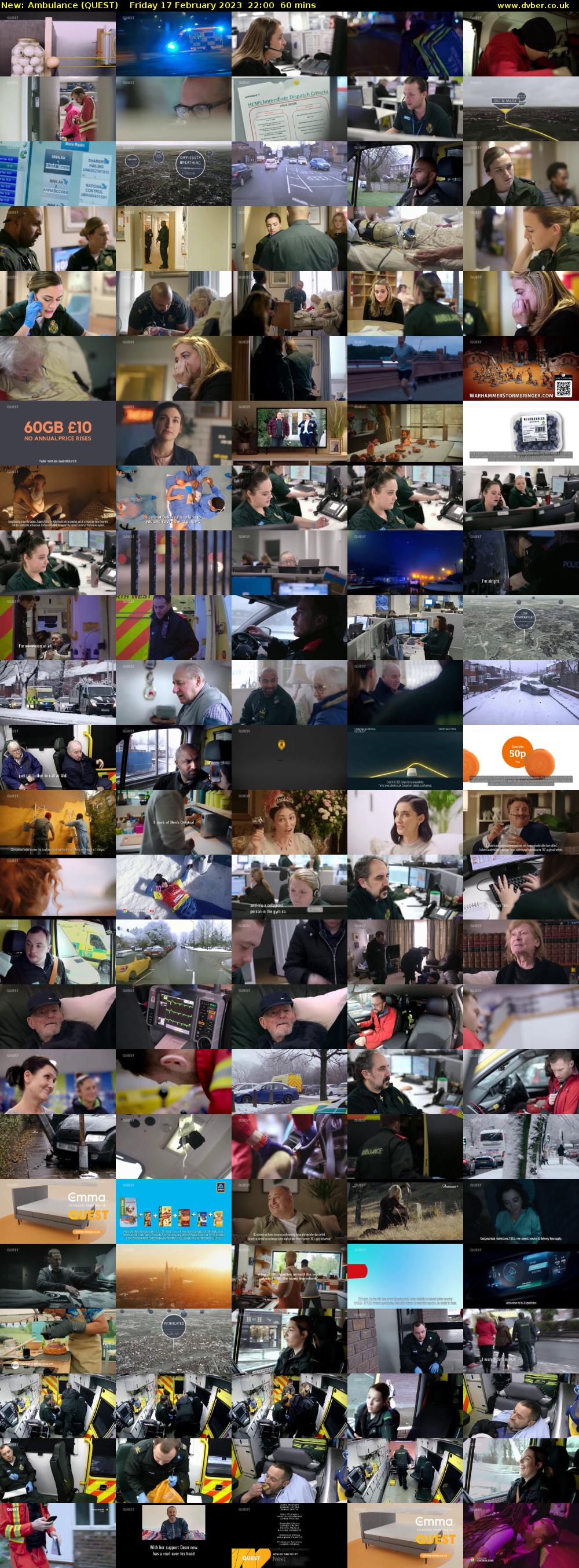 Ambulance (QUEST) Friday 17 February 2023 22:00 - 23:00