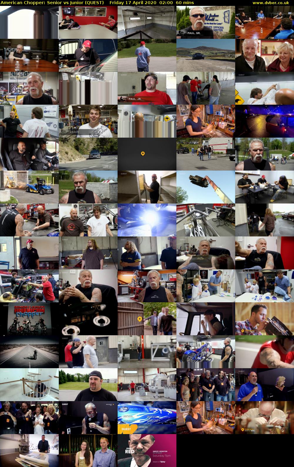 American Chopper: Senior vs Junior (QUEST) Friday 17 April 2020 02:00 - 03:00