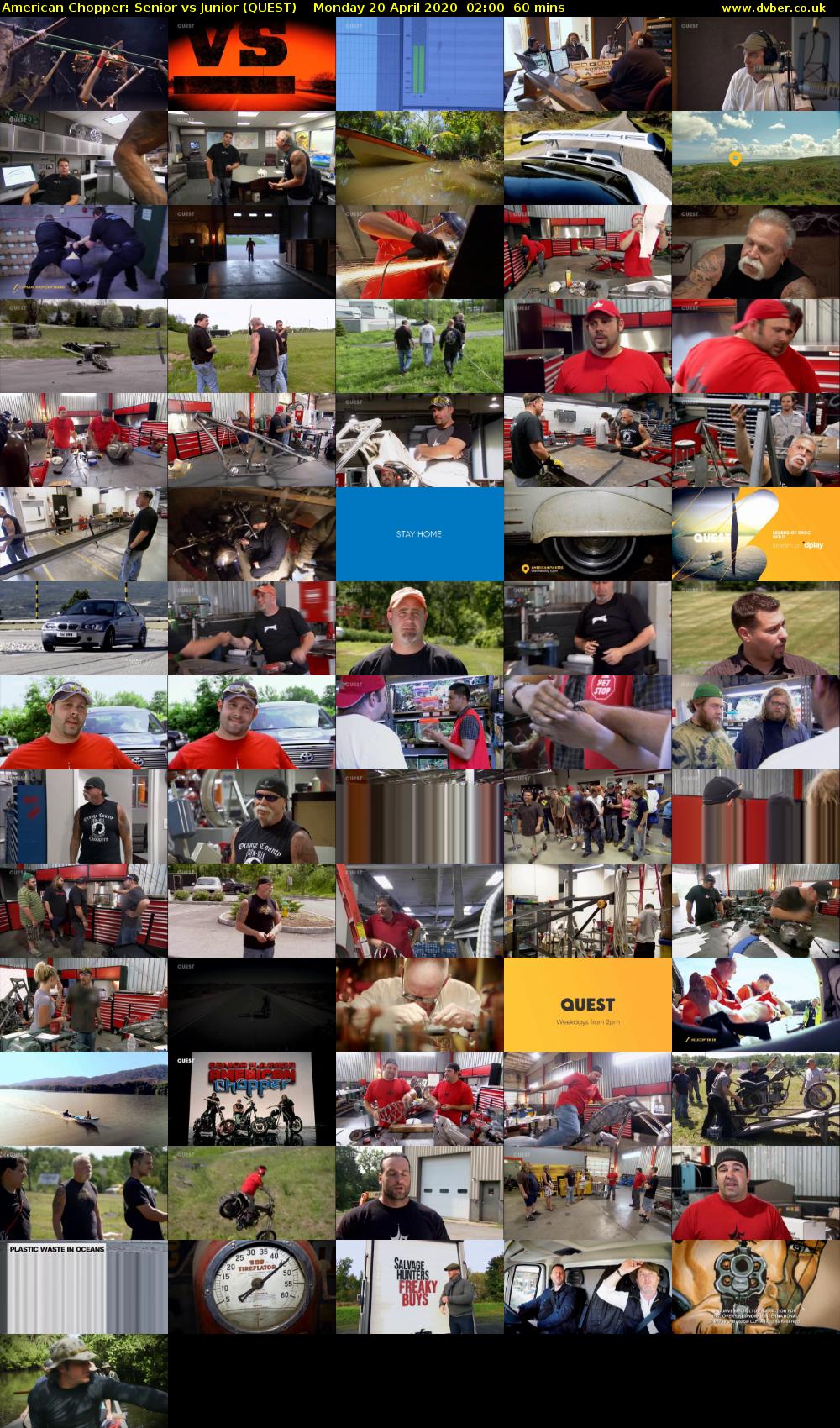 American Chopper: Senior vs Junior (QUEST) Monday 20 April 2020 02:00 - 03:00