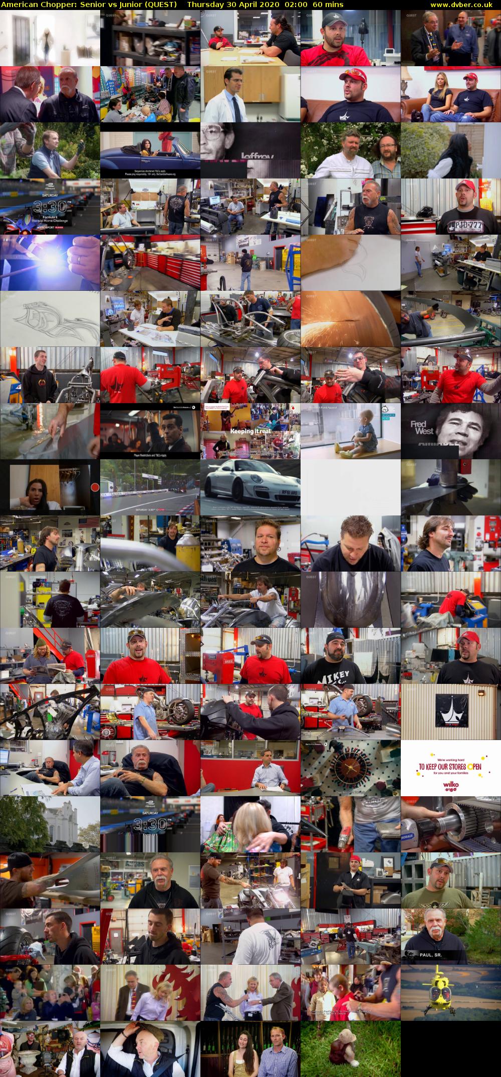 American Chopper: Senior vs Junior (QUEST) Thursday 30 April 2020 02:00 - 03:00