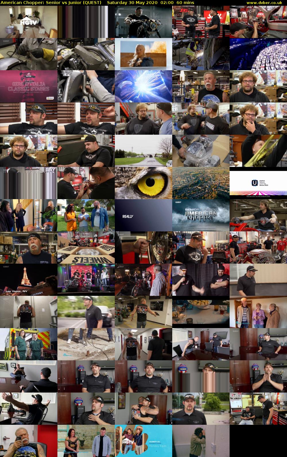 American Chopper: Senior vs Junior (QUEST) Saturday 30 May 2020 02:00 - 03:00