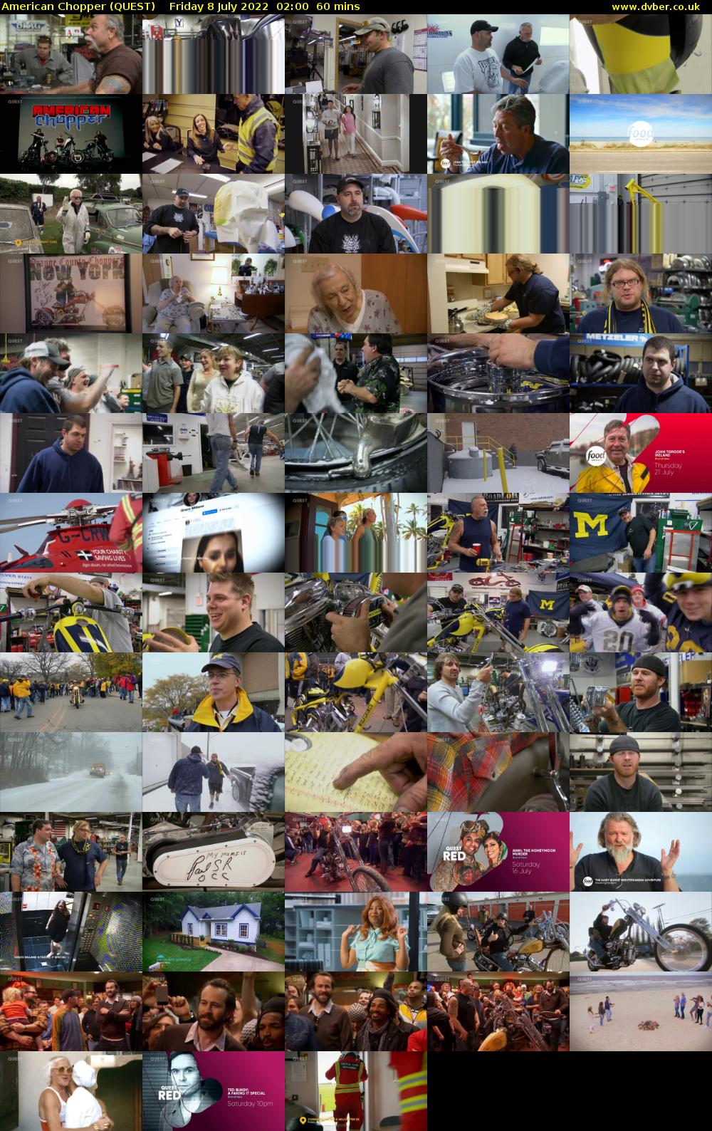 American Chopper (QUEST) Friday 8 July 2022 02:00 - 03:00