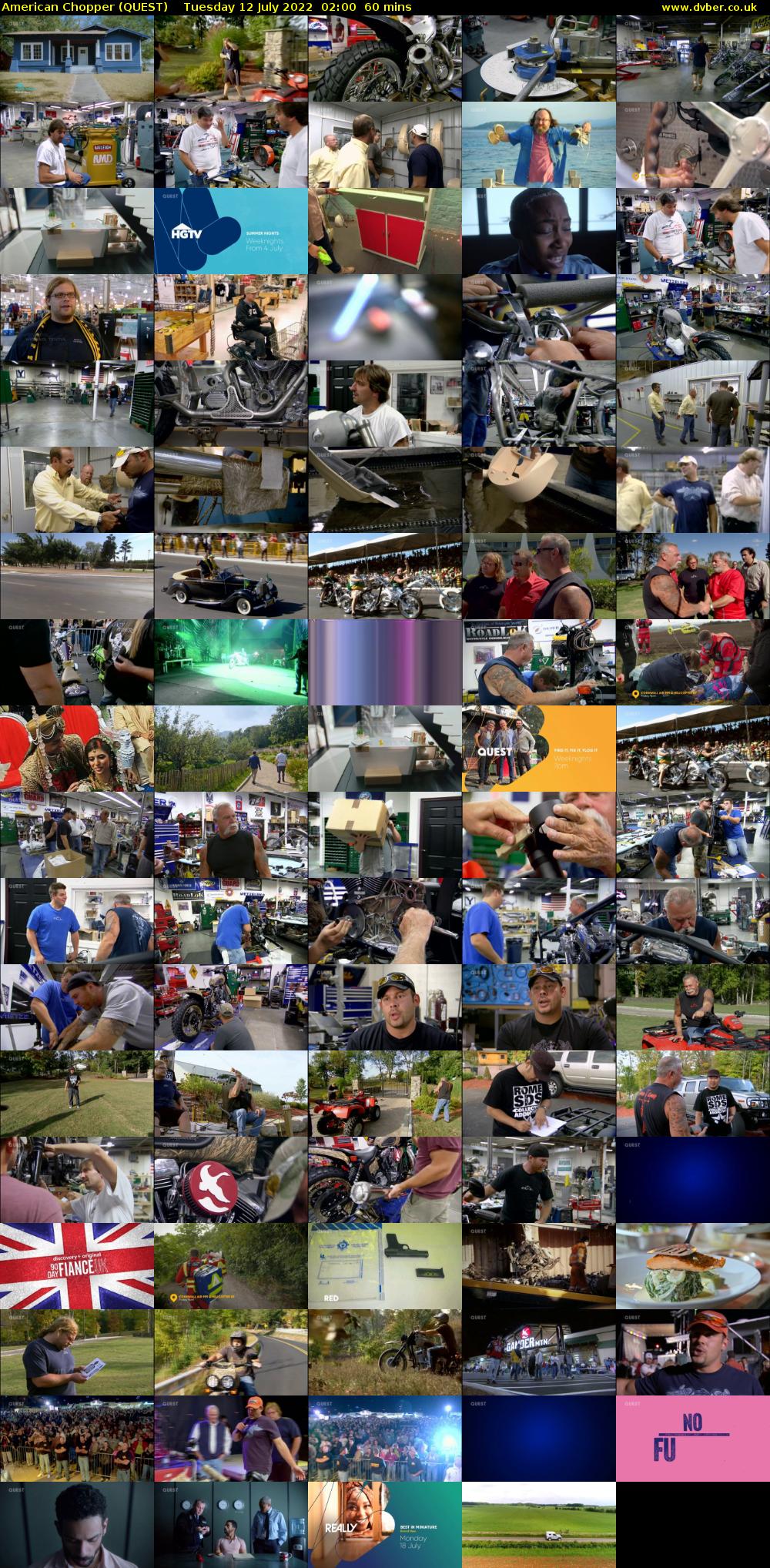 American Chopper (QUEST) Tuesday 12 July 2022 02:00 - 03:00