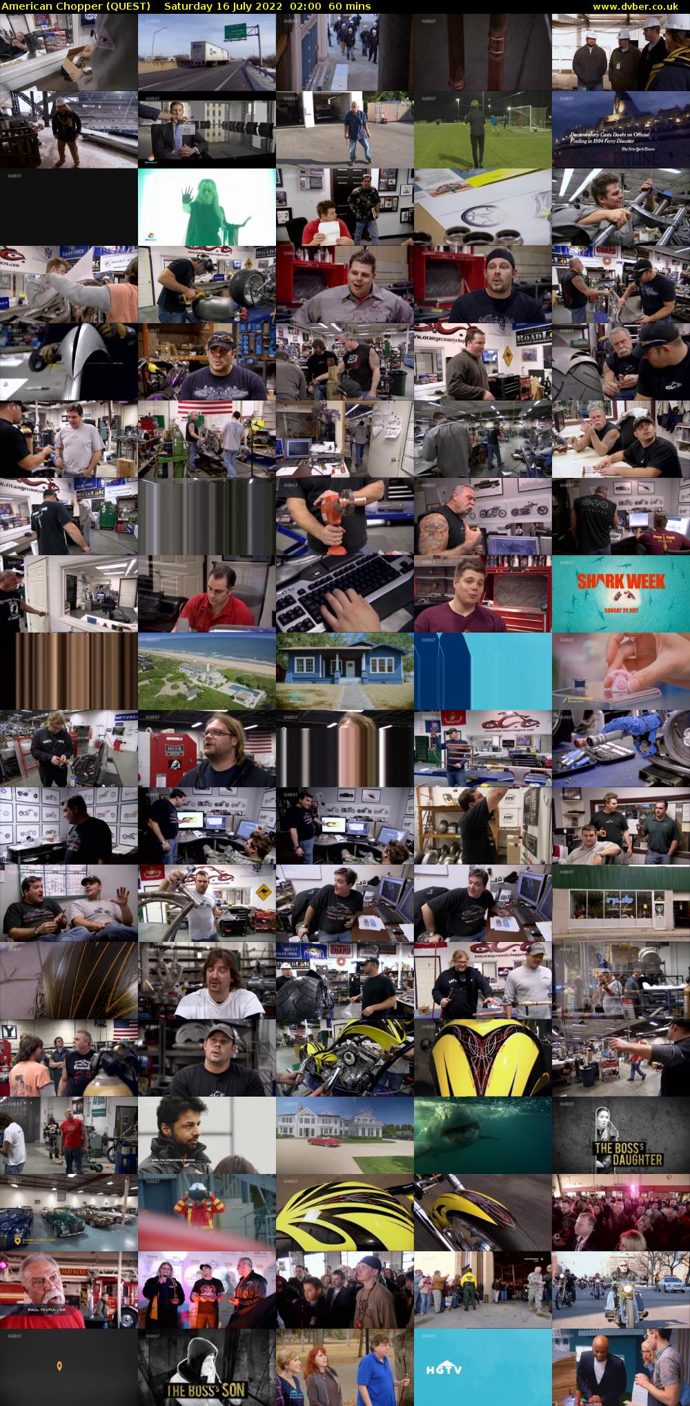 American Chopper (QUEST) Saturday 16 July 2022 02:00 - 03:00