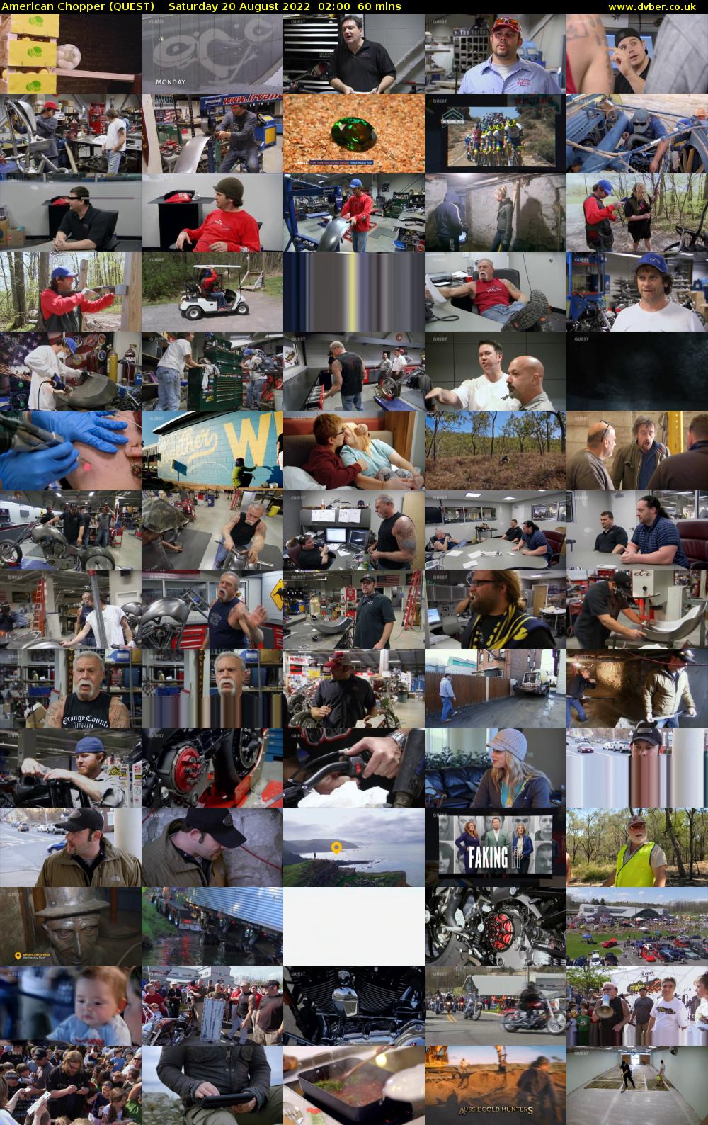 American Chopper (QUEST) Saturday 20 August 2022 02:00 - 03:00