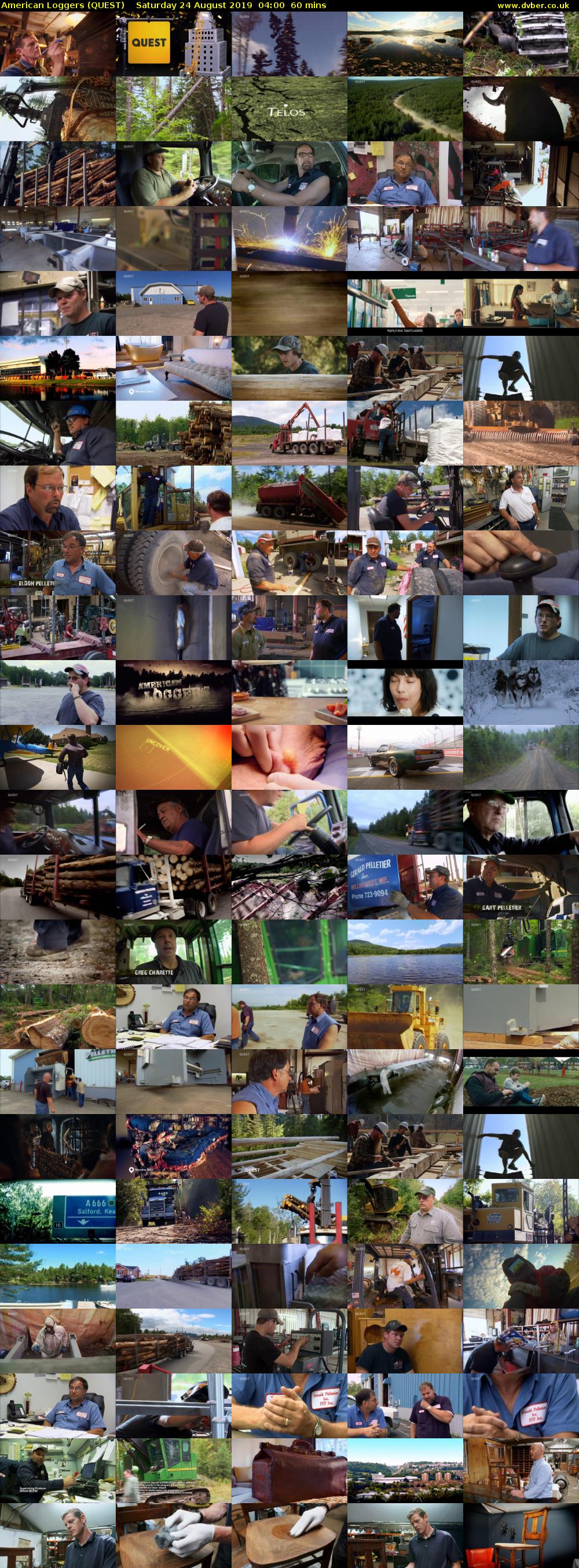 American Loggers (QUEST) Saturday 24 August 2019 04:00 - 05:00