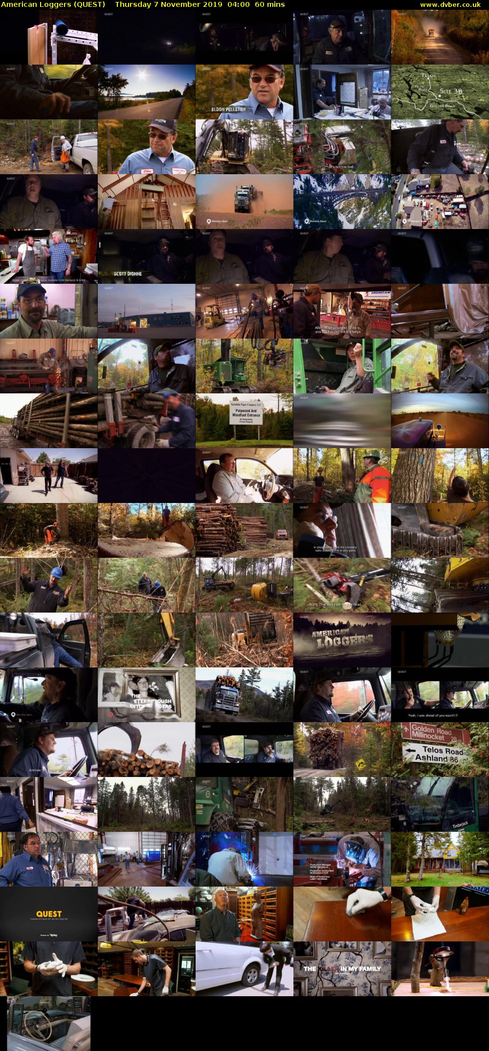 American Loggers (QUEST) Thursday 7 November 2019 04:00 - 05:00
