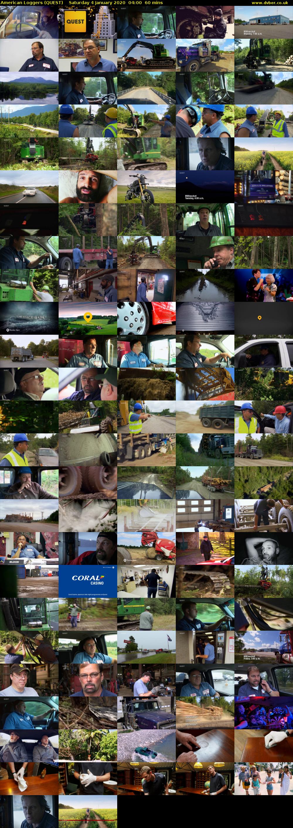 American Loggers (QUEST) Saturday 4 January 2020 04:00 - 05:00
