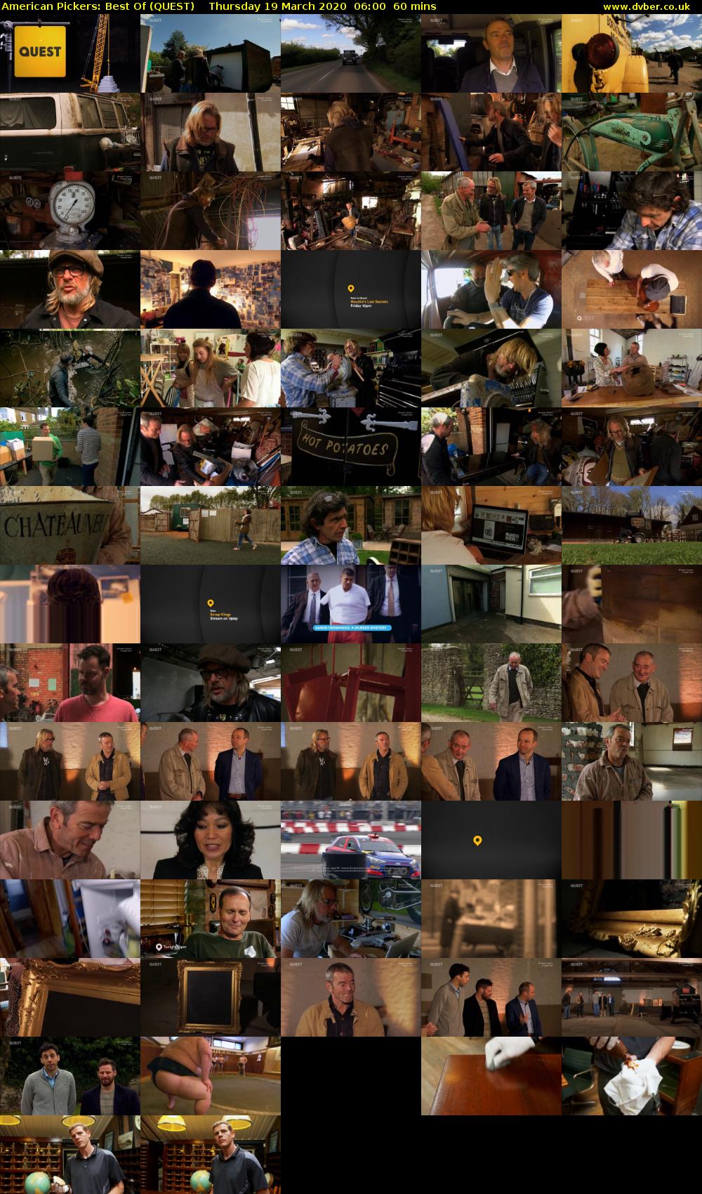 American Pickers: Best Of (QUEST) Thursday 19 March 2020 06:00 - 07:00