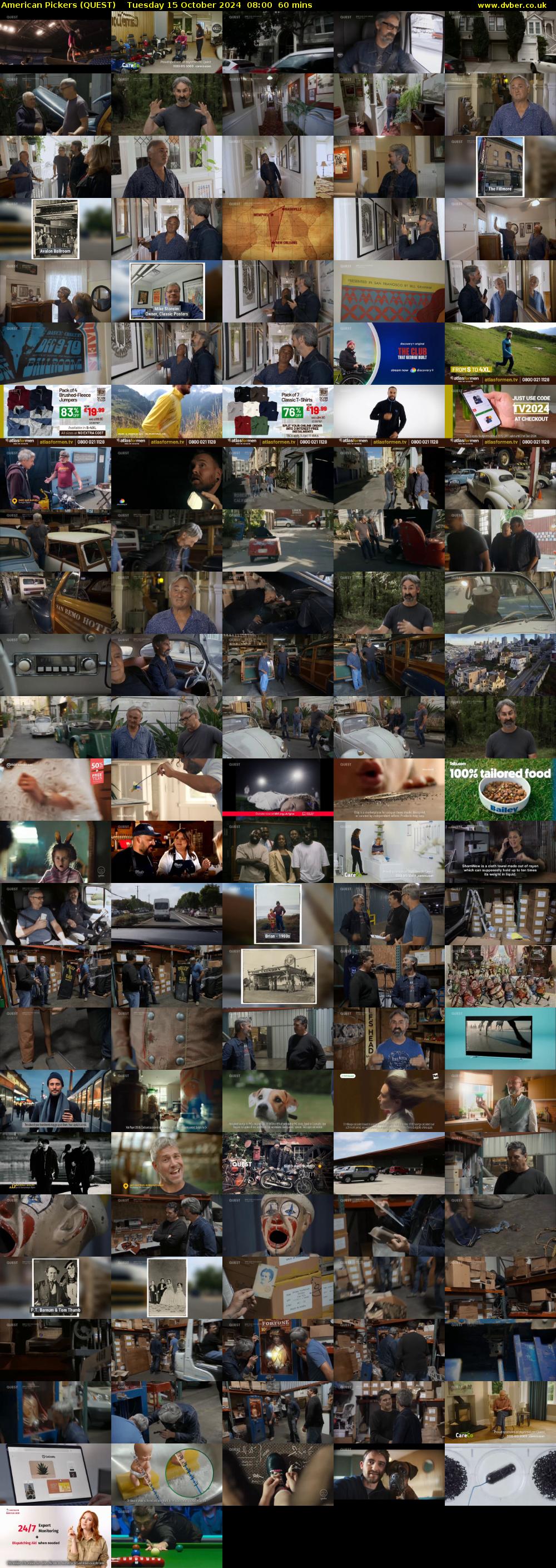 American Pickers (QUEST) Tuesday 15 October 2024 08:00 - 09:00