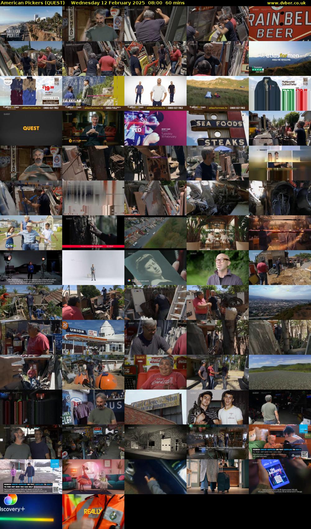 American Pickers (QUEST) Wednesday 12 February 2025 08:00 - 09:00