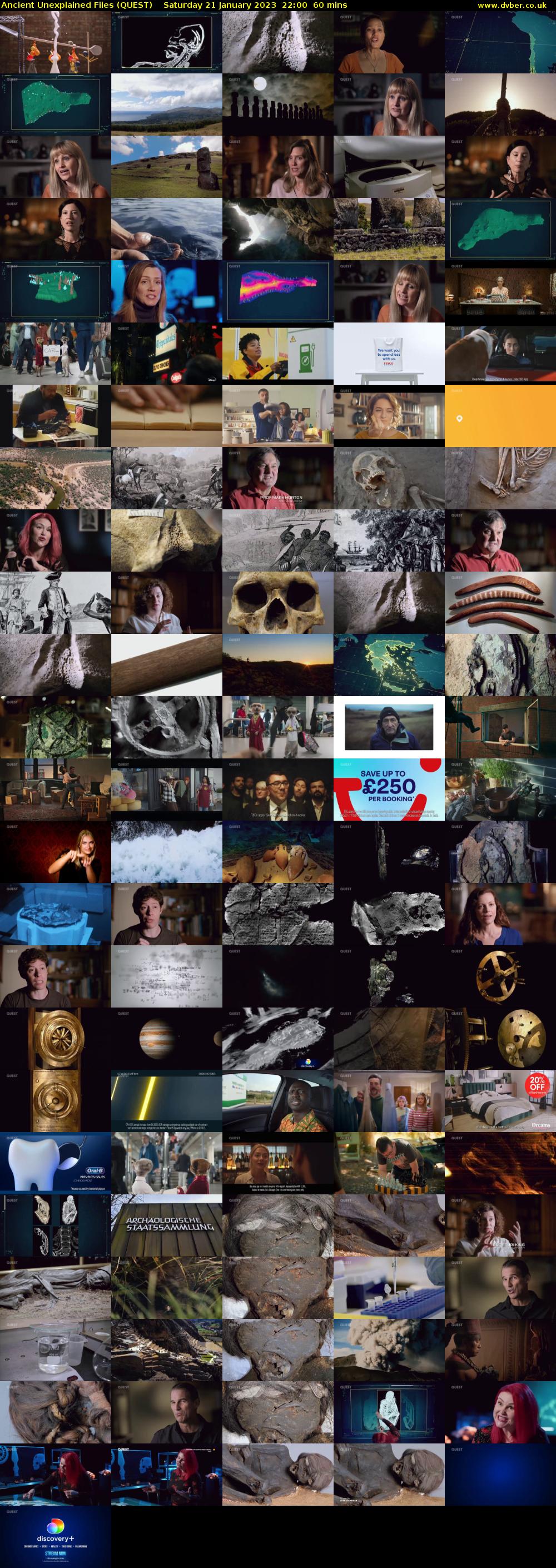 Ancient Unexplained Files (QUEST) Saturday 21 January 2023 22:00 - 23:00
