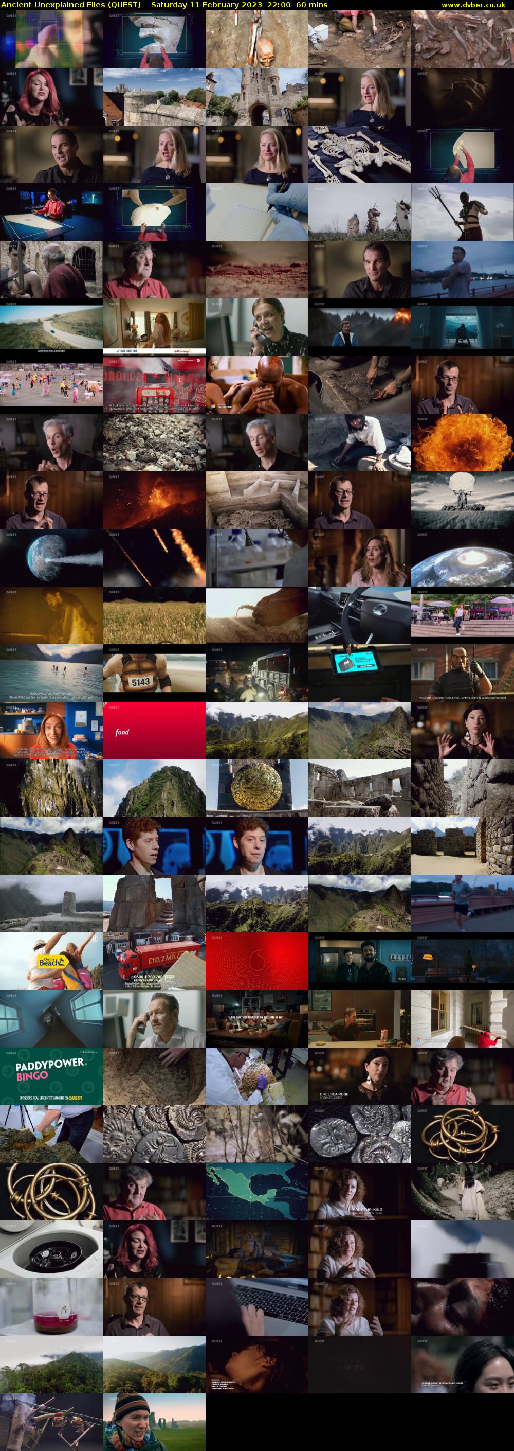 Ancient Unexplained Files (QUEST) Saturday 11 February 2023 22:00 - 23:00