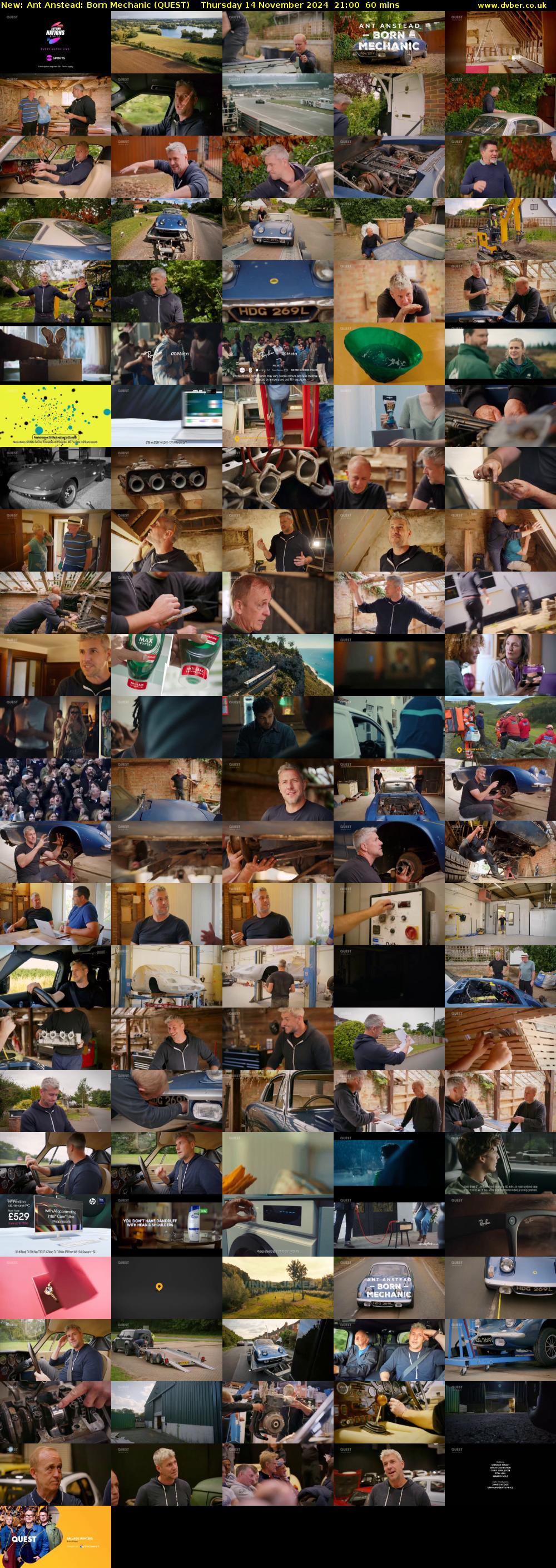 Ant Anstead: Born Mechanic (QUEST) Thursday 14 November 2024 21:00 - 22:00