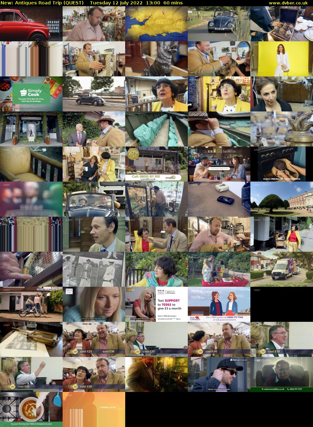 Antiques Road Trip (QUEST) Tuesday 12 July 2022 13:00 - 14:00