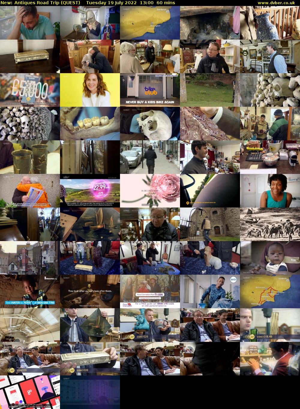 Antiques Road Trip (QUEST) Tuesday 19 July 2022 13:00 - 14:00